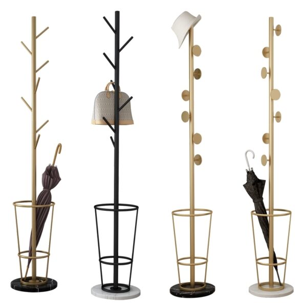 Black Iron Umbrella Stand Modern Metal Household Decorative Umbrella Stand Large Holder Sombrilla Household Merchandises BE50WC