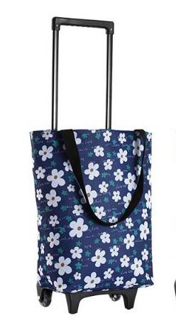 Grocery Shopping Bag With Wheels shopping cart for boutique Portable Travel Trolley Bag Picnic Supermarket Rolling Shopping Bags