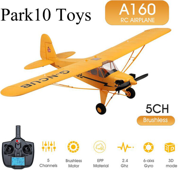 Hot WLtoys XK A160 J3 RC Airplane RTF EPP RC Brushless Motor Airplane Foam Plane 3D/6G System 650mm Wingspan Kit For Adult Gift